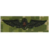 Vanguard NAVY EMBROIDERED BADGE: FLIGHT SURGEON - WOODLAND DIGITAL