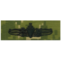 Vanguard NAVY EMBROIDERED BADGE: SPECIAL OPERATIONS OFFICER - WOODLAND DIGITAL