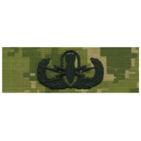Vanguard NAVY EMBROIDERED BADGE: BASIC E.O.D. - WOODLAND DIGITAL