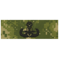Vanguard NAVY EMBROIDERED BADGE: MASTER E.O.D. - WOODLAND DIGITAL