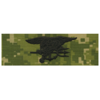 Vanguard NAVY EMBROIDERED BADGE: SPECIAL WARFARE - WOODLAND DIGITAL