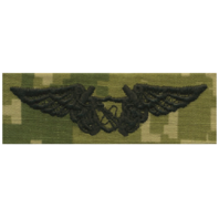 Vanguard NAVY EMBROIDERED BADGE: N.F.O. ASTRONAUT - WOODLAND DIGITAL
