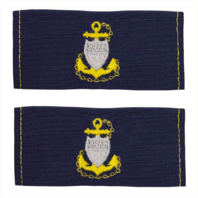 Vanguard COAST GUARD EMBROIDERED COLLAR DEVICE: E7 CPO - RIPSTOP FABRIC