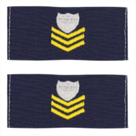 Vanguard COAST GUARD EMBROIDERED COLLAR DEVICE E6 PETTY OFFICER - RIPSTOP FABRIC