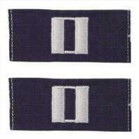 Vanguard COAST GUARD EMBROIDERED COLLAR DEVICE: SENIOR LIEUTENANT RIPSTOP FABRIC
