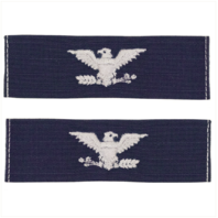Vanguard COAST GUARD EMBROIDERED COLLAR DEVICE: CAPTAIN - RIPSTOP FABRIC