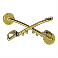 Vanguard ARMY OFFICER BRANCH OF SERVICE COLLAR DEVICE: CAVALRY - 22K GOLD PLATED