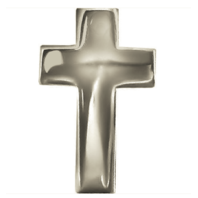 Vanguard ARMY OFFICER COLLAR DEVICE: SPECIALIST CHRISTIAN CHAPLAIN SILVER MIRROR FINISH