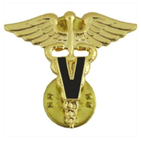Vanguard ARMY OFFICER BRANCH OF SERVICE COLLAR DEVICE: VETERINARIAN