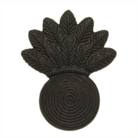 Vanguard MARINE CORPS COLLAR DEVICE: GUNNERS - BLACK METAL