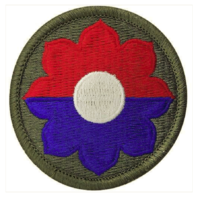 Vanguard ARMY PATCH: 9TH INFANTRY DIVISION - COLOR