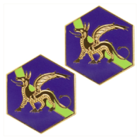 Vanguard ARMY CREST: 22ND CHEMICAL BATTALION - NO MOTTO