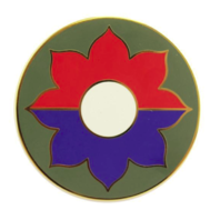 Vanguard ARMY COMBAT SERVICE IDENTIFICATION BADGE (CSIB): 9TH INFANTRY DIVISION