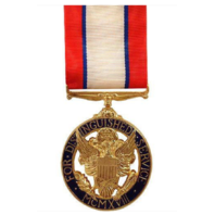 Vanguard FULL SIZE MEDAL ARMY DISTINGUISHED SERVICE - 24K GOLD PLATED