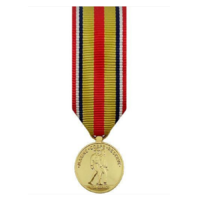 Vanguard MINIATURE MEDAL - 24K GOLD PLATED: SELECTED MARINE CORPS RESERVE
