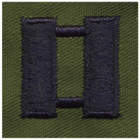 Vanguard AIR FORCE EMBROIDERED RANK: CAPTAIN - EMBROIDERED ON SUBDUED FATIGUE
