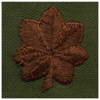 Vanguard AIR FORCE EMBROIDERED RANK: MAJOR - EMBROIDERED ON SUBDUED FATIGUE