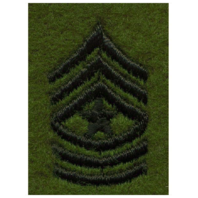 Vanguard ARMY LEADERSHIP RANK TAB: SERGEANT MAJOR