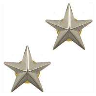 Vanguard OFFICER STARS: NICKEL PLATED 1"