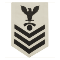 Vanguard NAVY E6 MALE RATING BADGE: INTERIOR COMMUNICATIONS ELECTRICIAN - WHITE