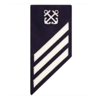 Vanguard COAST GUARD E3 RATING BADGE: BOATSWAIN MATE - BLUE