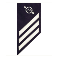 Vanguard COAST GUARD E3 RATING BADGE: OPERATIONS SPECIALIST RADAR BLUE