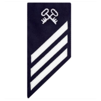 Vanguard COAST GUARD E3 RATING BADGE: STOREKEEPER - BLUE
