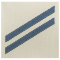 Vanguard NAVY E2 RATING BADGE: CONSTRUCTION APPRENTICE BLUE CHEVRONS WHITE CNT