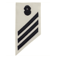 Vanguard NAVY E-3 COMBO RATE: NAVY DIVER ON WHITE DRESS UNIFORM