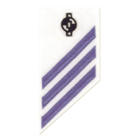 Vanguard NAVY E-3 COMBO RATE: ENGINEERING AIDE ON WHITE DRESS UNIFORM