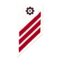 Vanguard NAVY E-3 COMBO RATE: EN ENGINEMAN ON WHITE DRESS UNIFORM