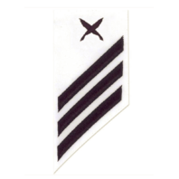 Vanguard NAVY E-3 COMBO RATE: YEOMAN ON WHITE DRESS UNIFORM