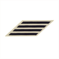 Vanguard NAVY HASH MARKS: BLUE EMBROIDERED ON WHITE CNT - FEMALE, SET OF 4