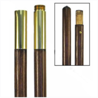 Vanguard FLAG POLE: OAK - JOINTED - 7 FOOT BY 1 INCH