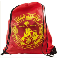 Vanguard YOUNG MARINES LARGE DRAWSTRING BACKPACK