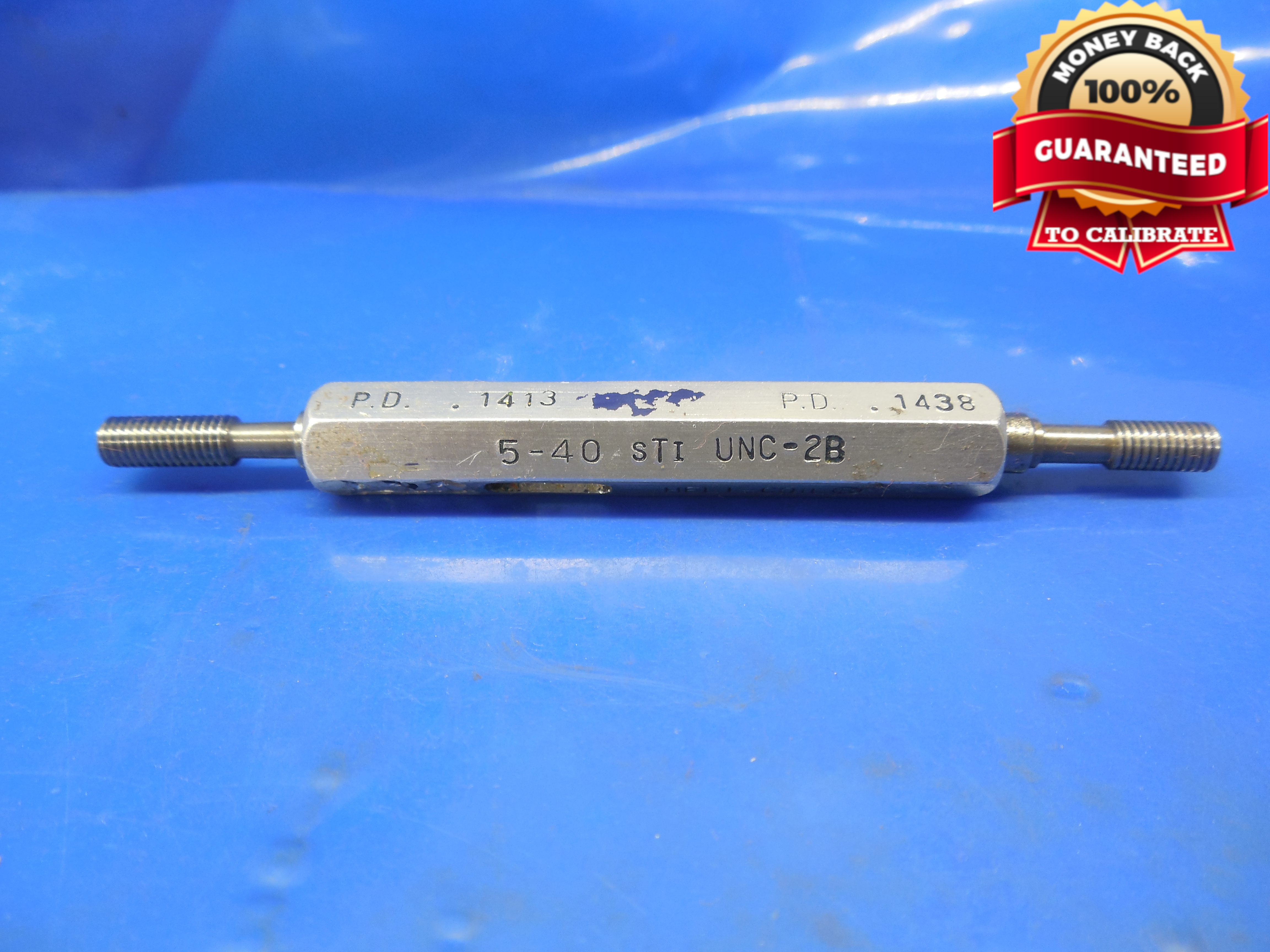 5 40 UNC 2B STI HELICOIL THREAD PLUG GAGE 5 .125 GO NO GO P.D.'S= .1413 & .1438 eBay