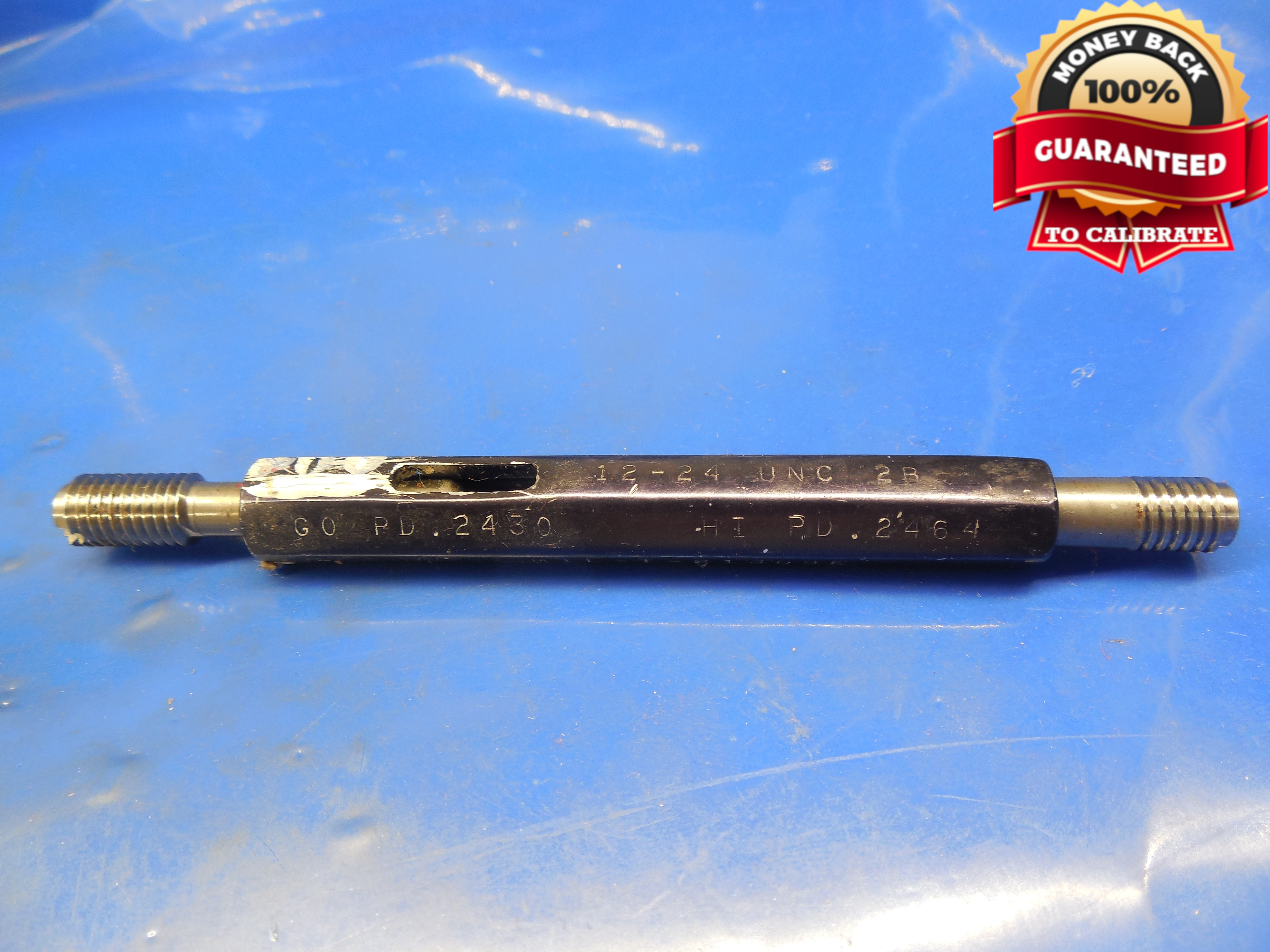 12 24 UNC 2B STI HELICOIL THREAD PLUG GAGE 12 .216 GO NO GO P.D.'S= .2430 .2464 eBay