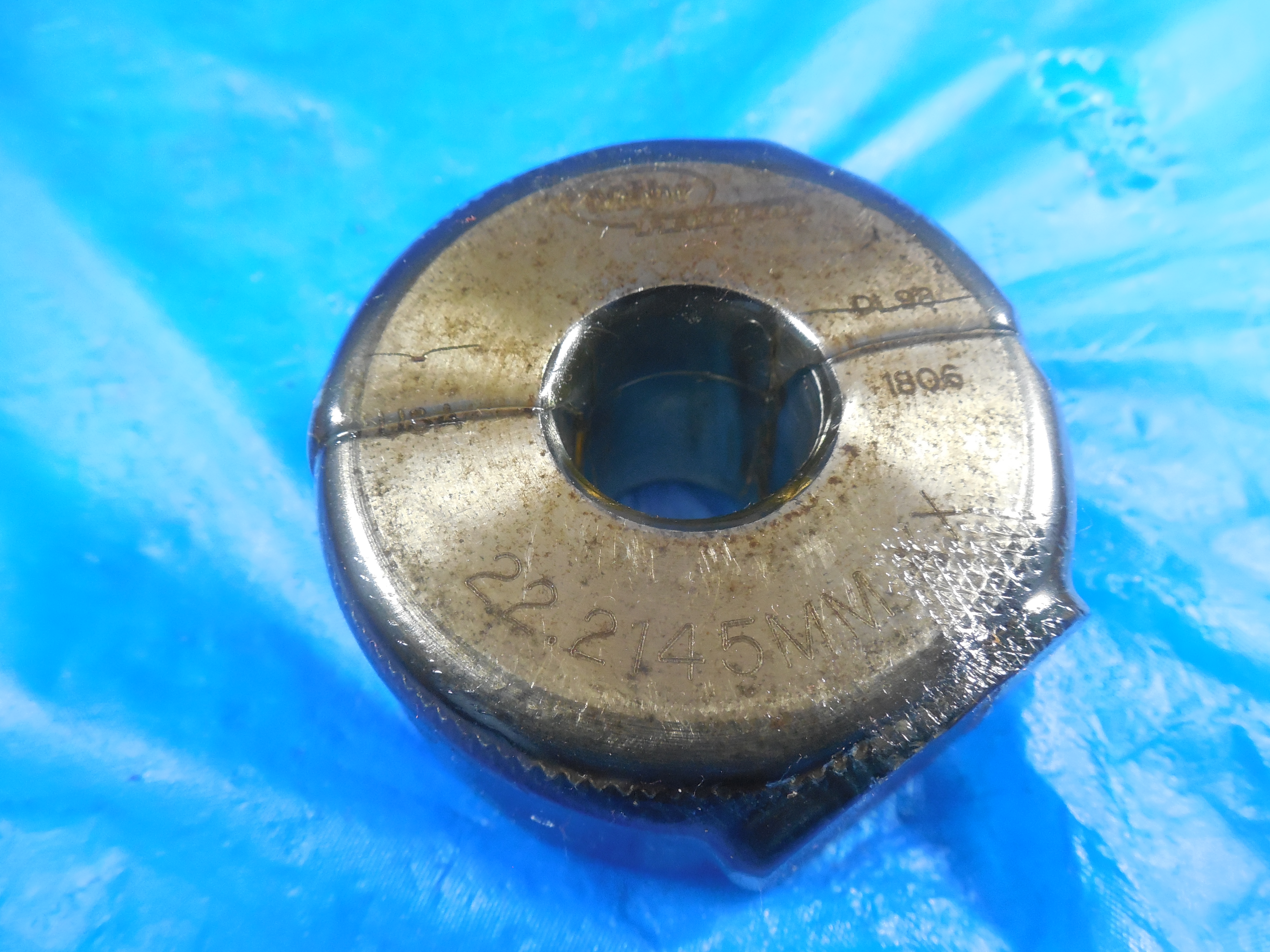 MAHR 22.2145 MM CLASS XX MASTER PLAIN BORE RING GAGE 22 MM 22.0