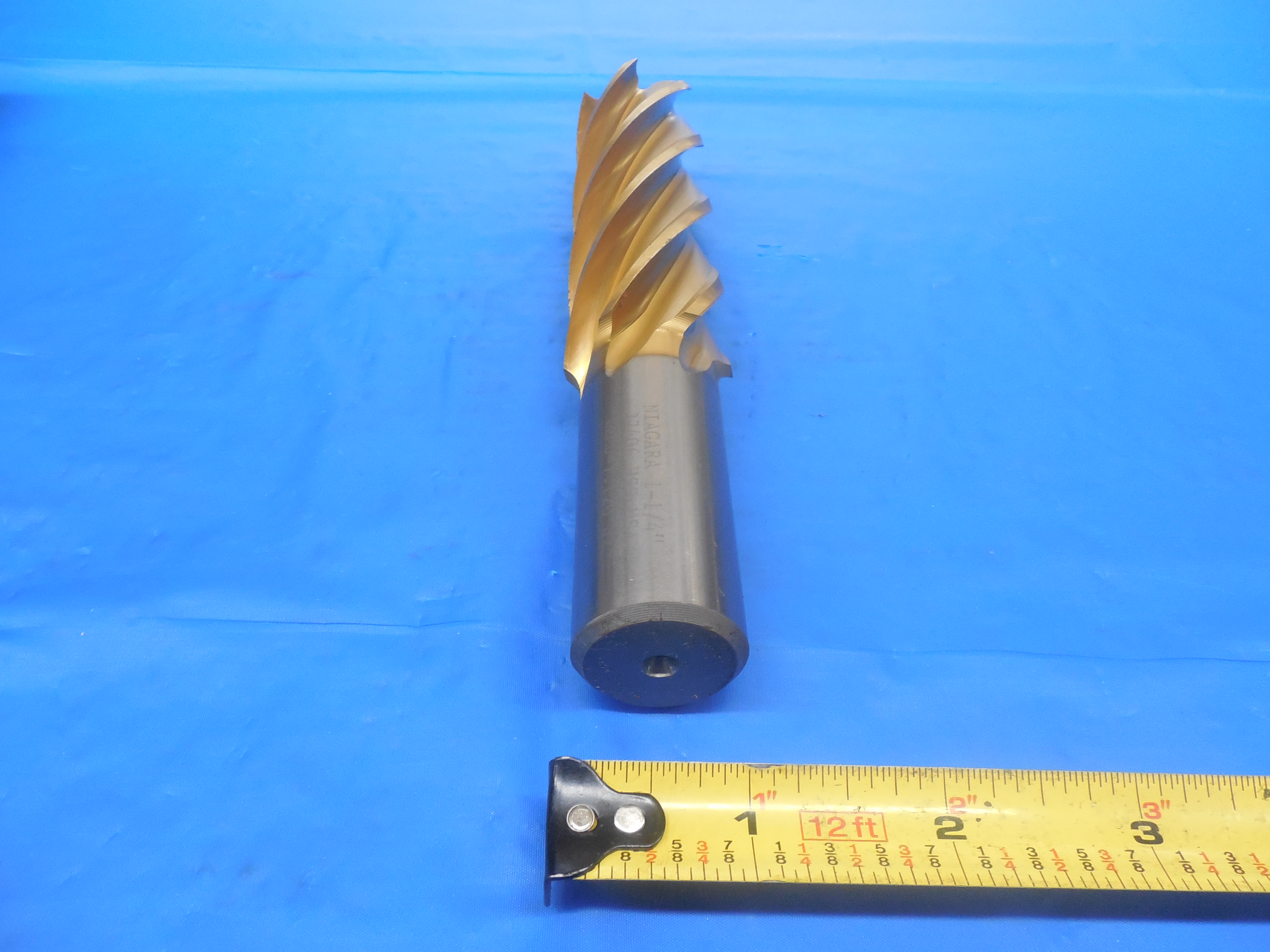 NEW NIAGARA CUTTER 1 1/4 HSS 6 FLUTE END MILL TiN COATED 1.250 1.2500 1