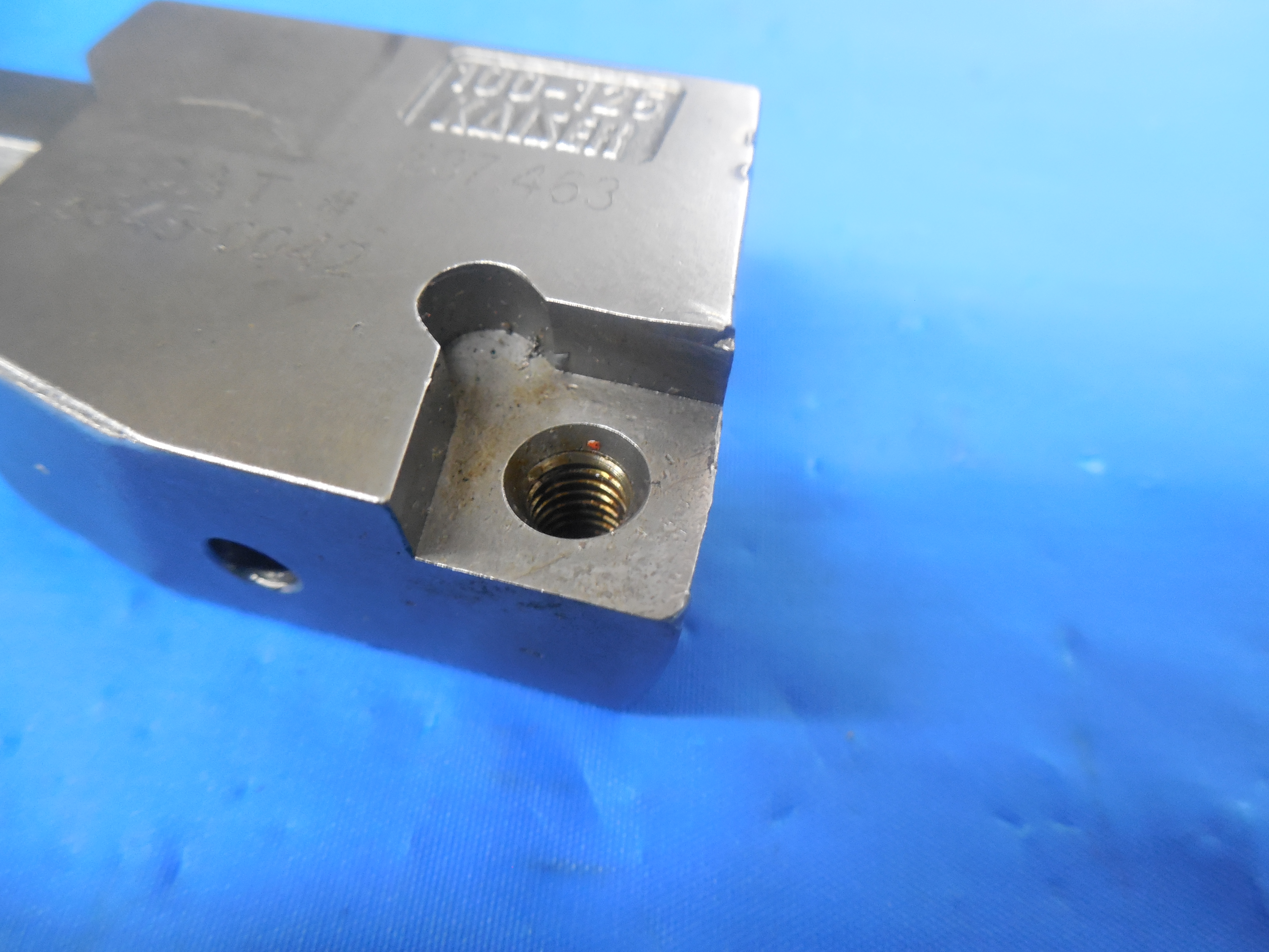 USED KAISER CARBIDE INSERT HOLDER 100125 637.463 CAT 56450042 CNC