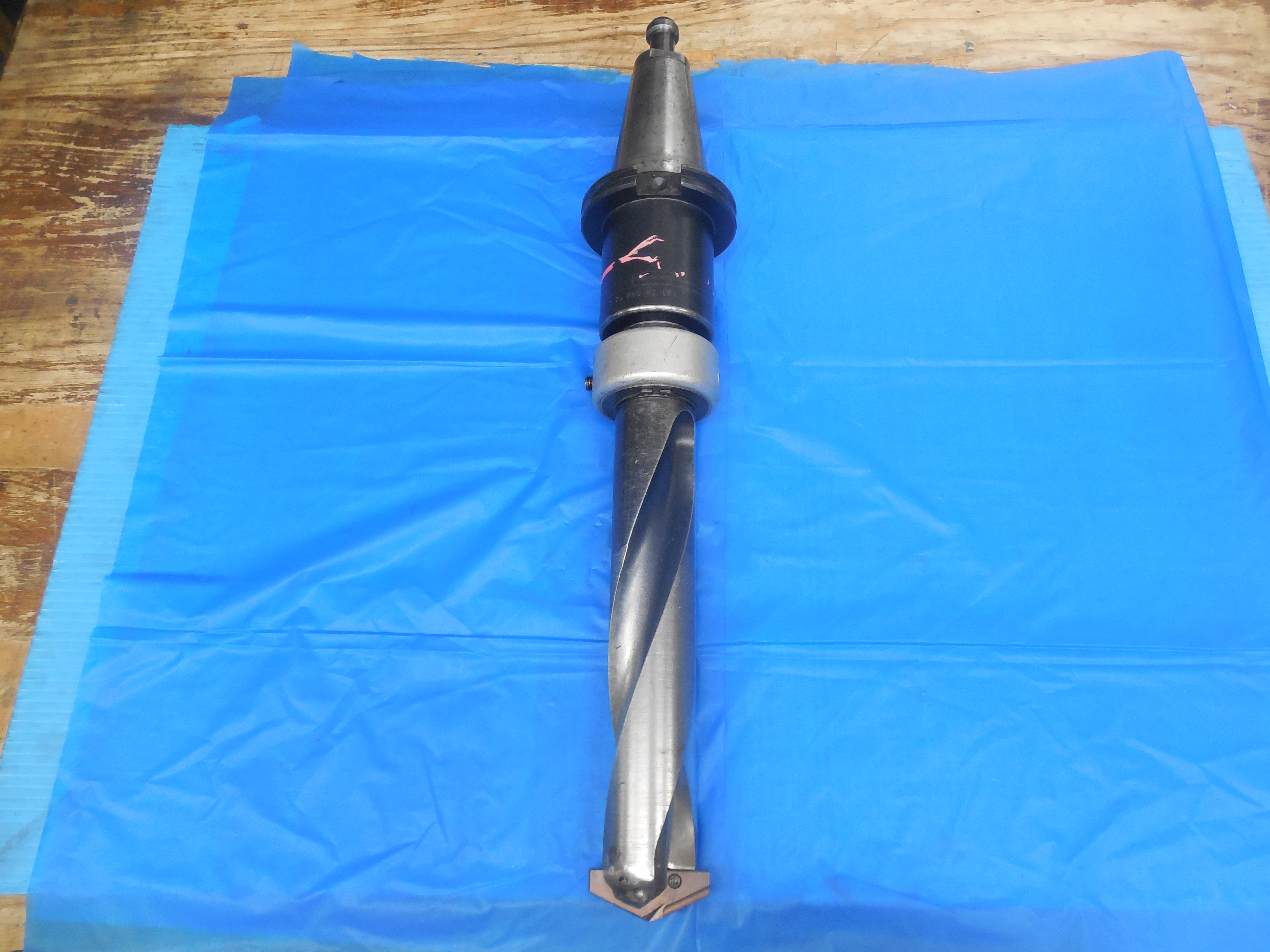 AMEC 1.850 DIA SPADE DRILL & HOLDER 2T5SR CAT50 MORSE TAPER 5 I.D