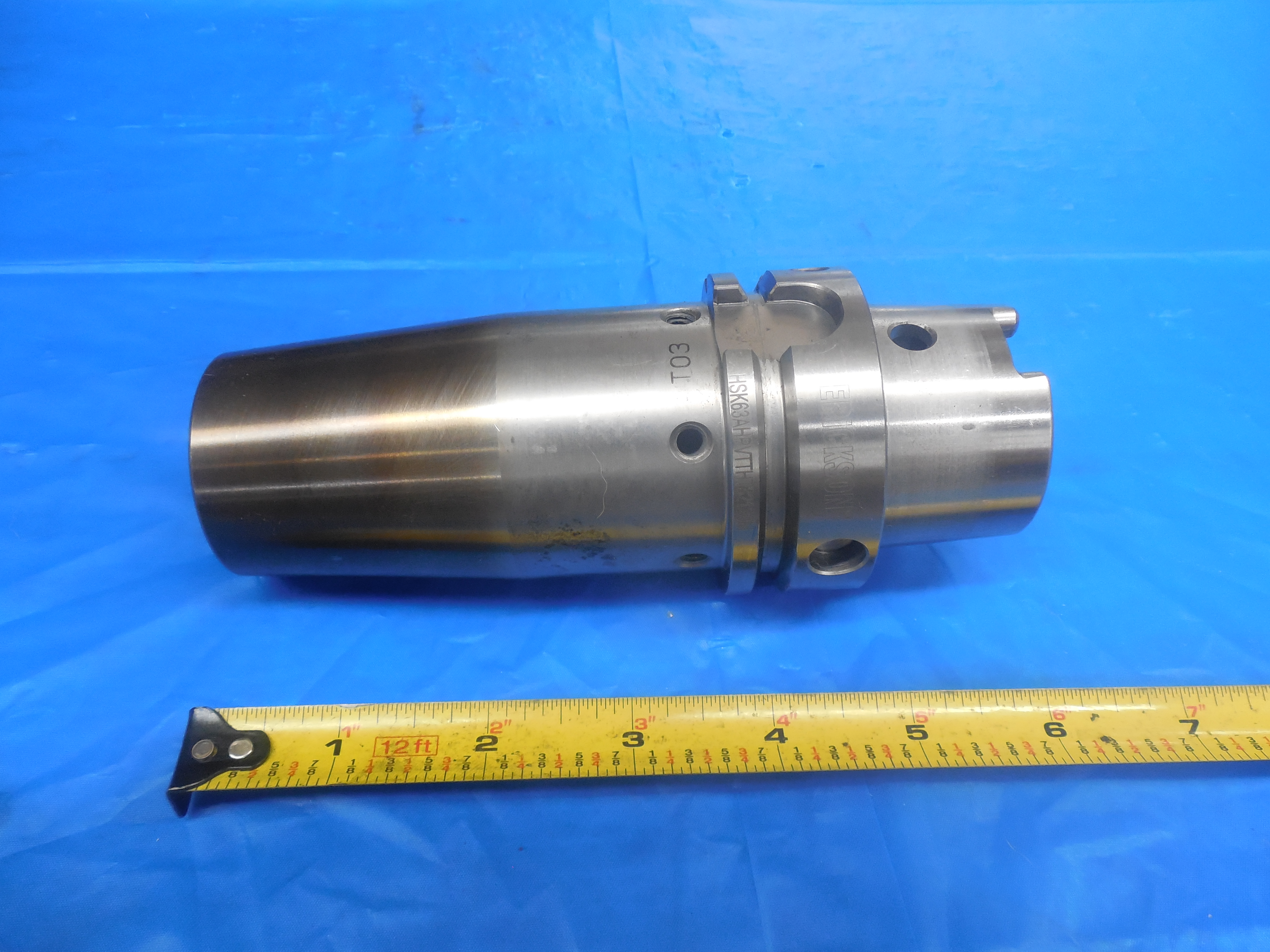 ERICKSON 32 mm DIA HSK 63A SHRINK FIT TOOL HOLDER HSK63AHPVTTHT32120M