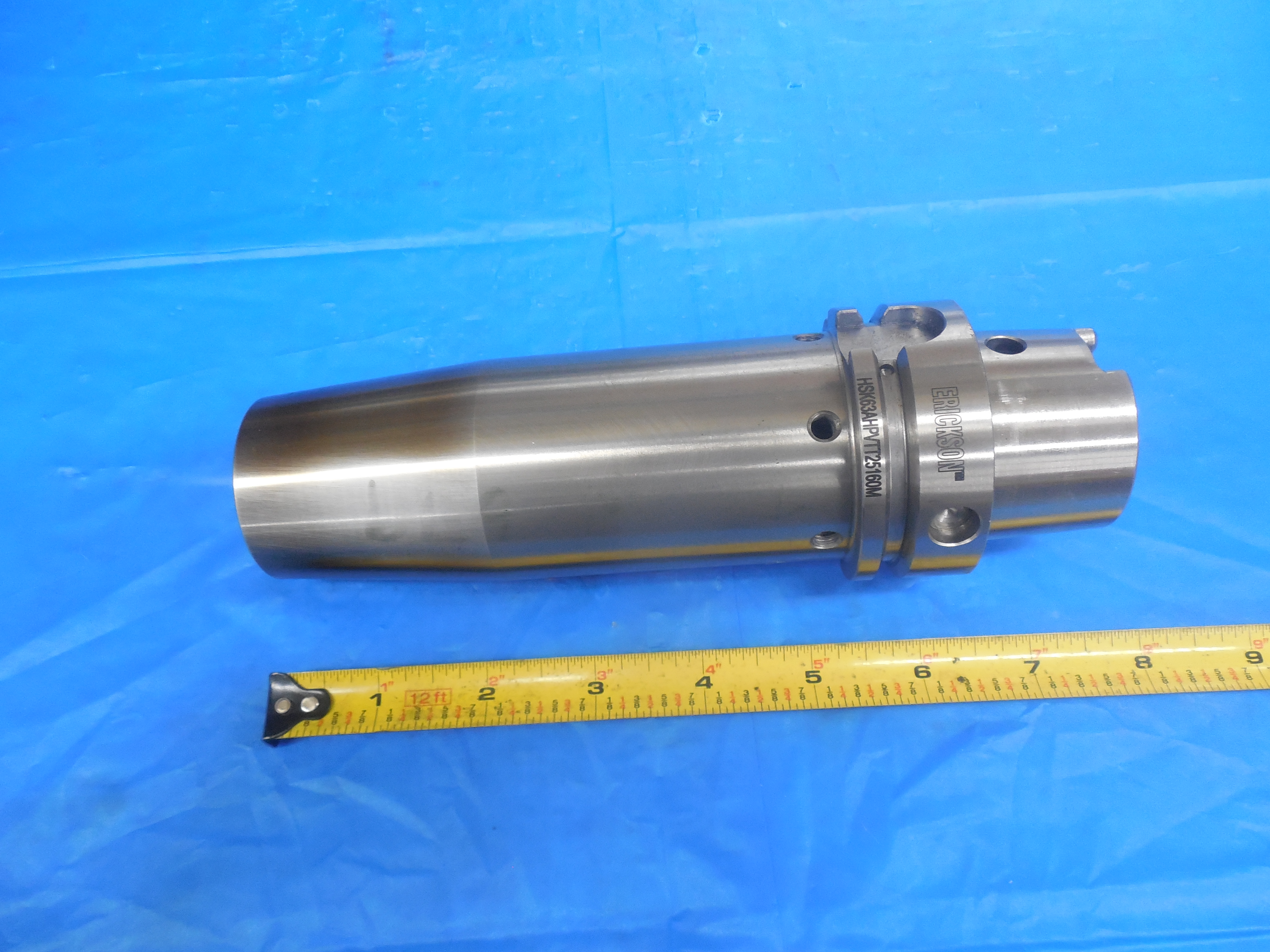 ERICKSON 25 mm DIA HSK 63A SHRINK FIT TOOL HOLDER HSK63AHPVTT25160M