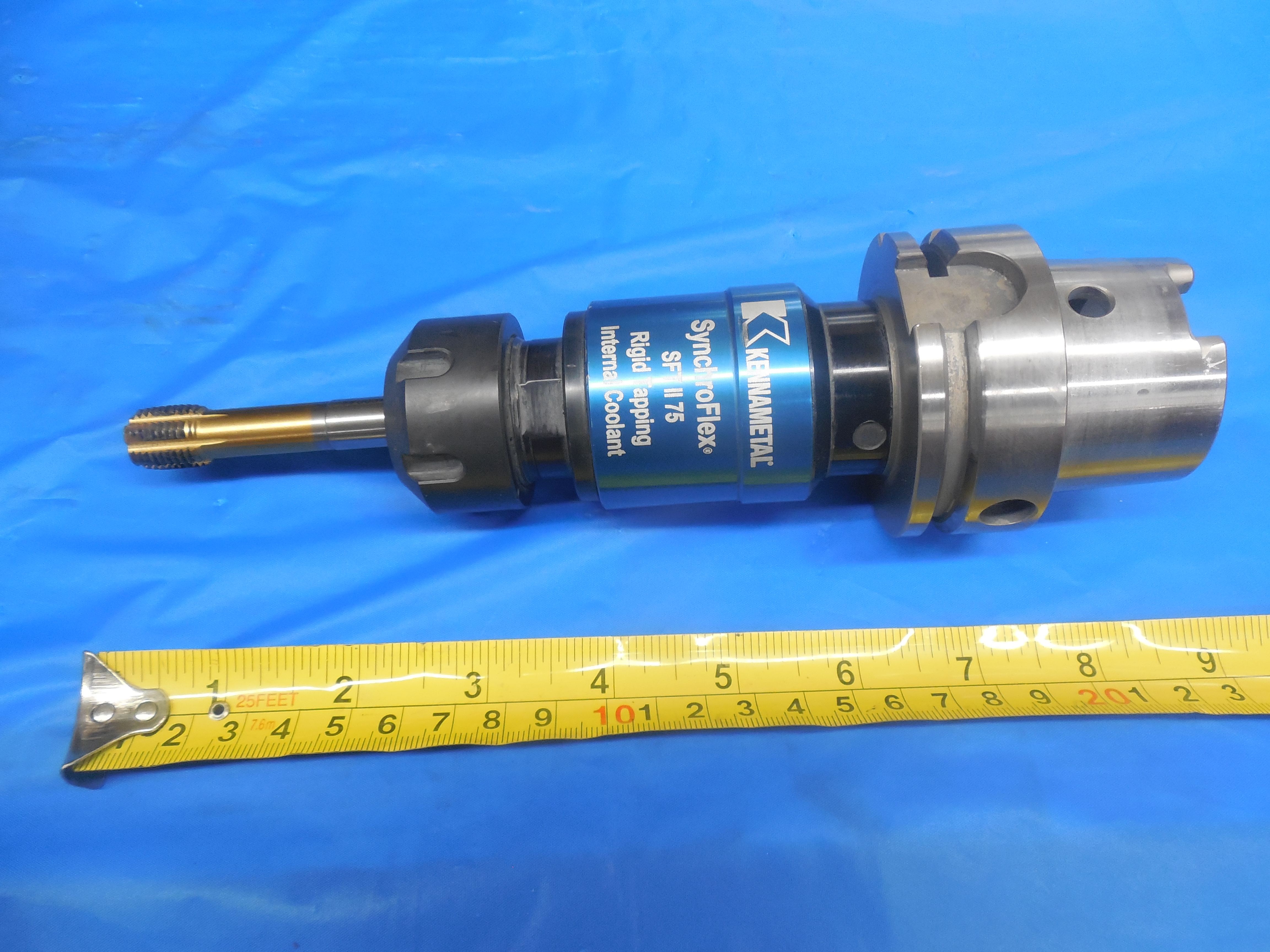KENNAMETAL HSK63A ER25 COOLANT RIGID TAP TOOL HOLDER SYNCHROFLEX SFT II