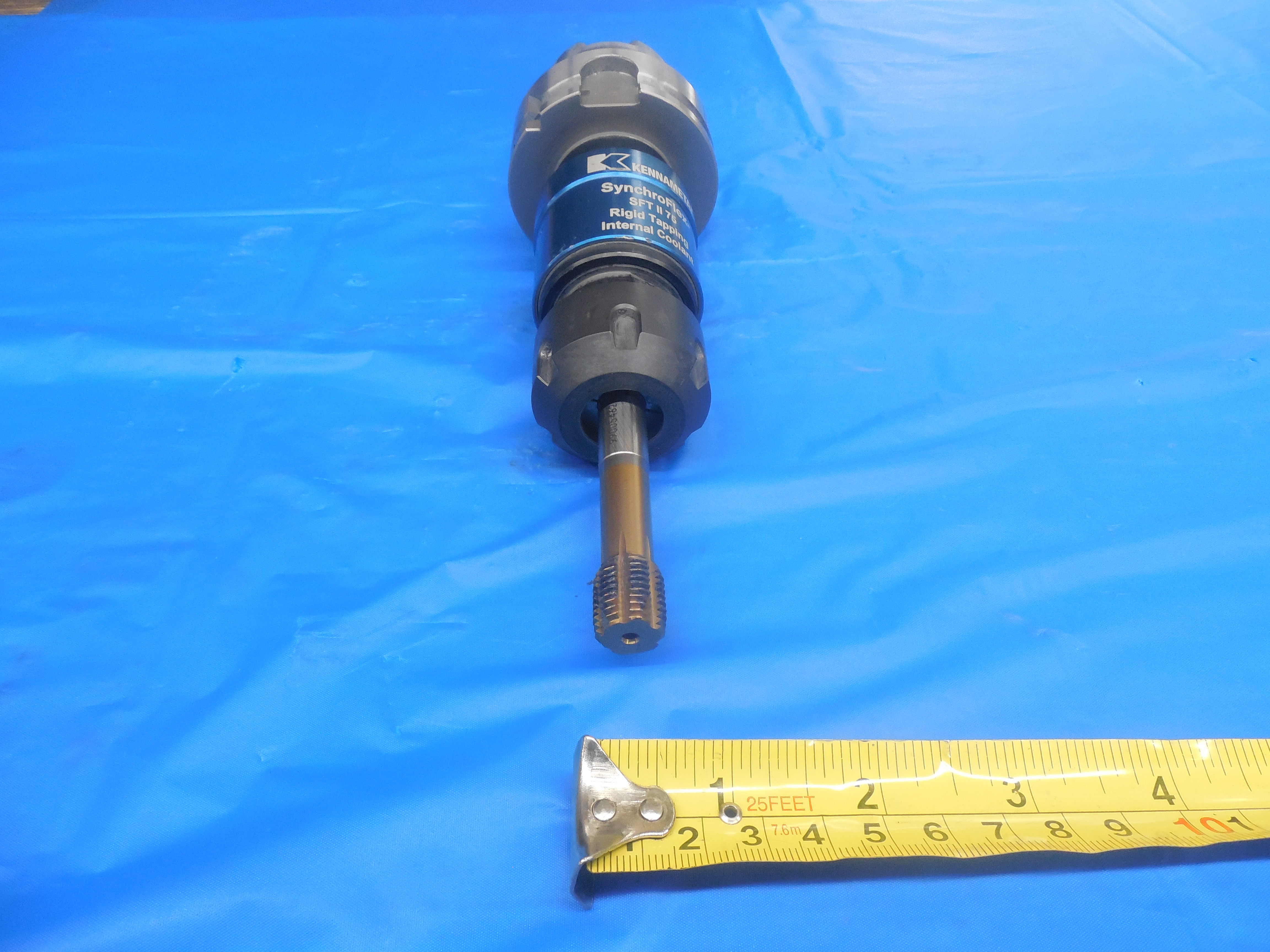 KENNAMETAL HSK63A ER25 COOLANT RIGID TAP TOOL HOLDER SYNCHROFLEX SFT II