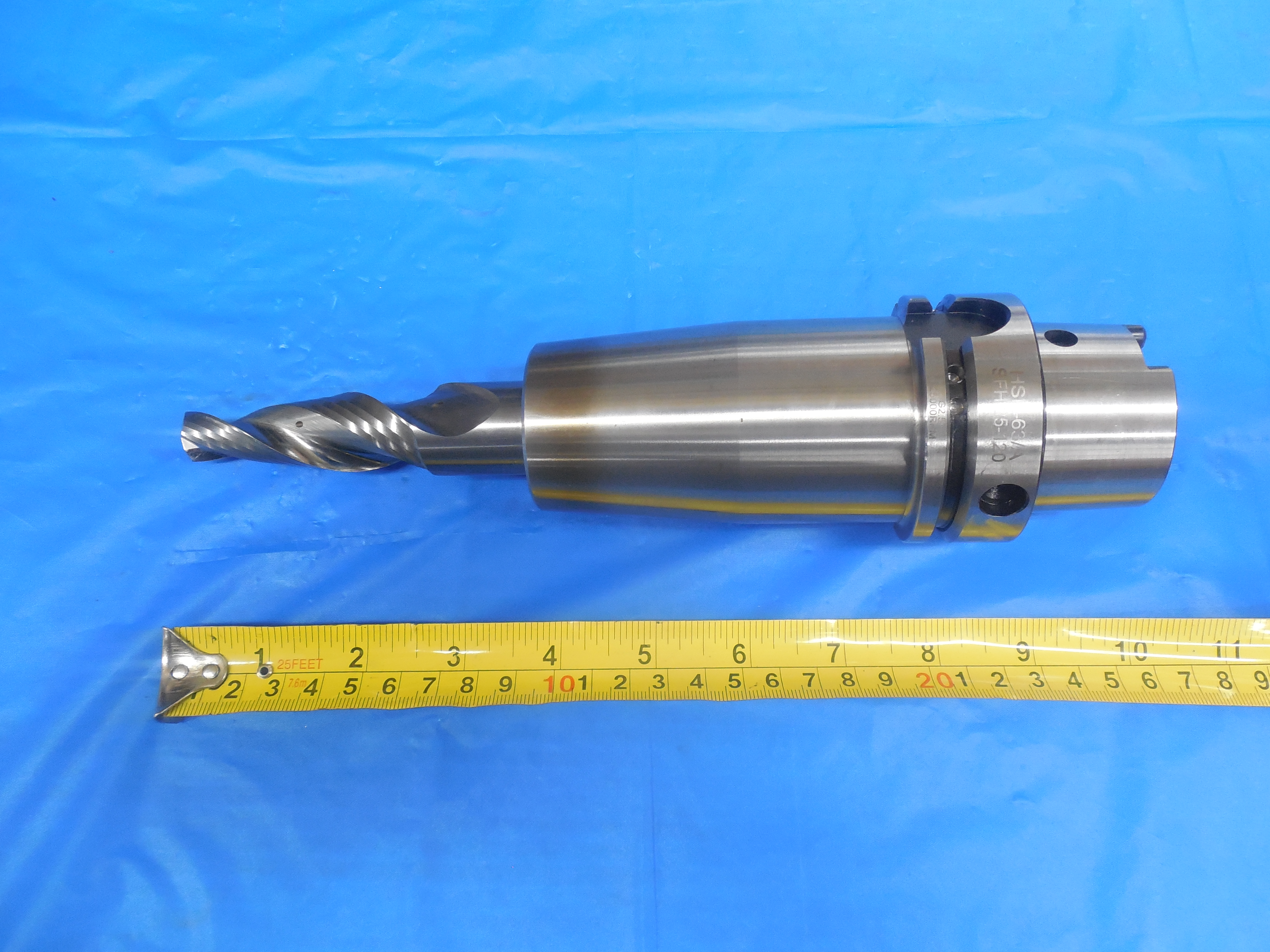 HSK63A 25 mm I.D. SHRINK FIT TOOL HOLDER HSK63/A SFH 25120 & CARBIDE