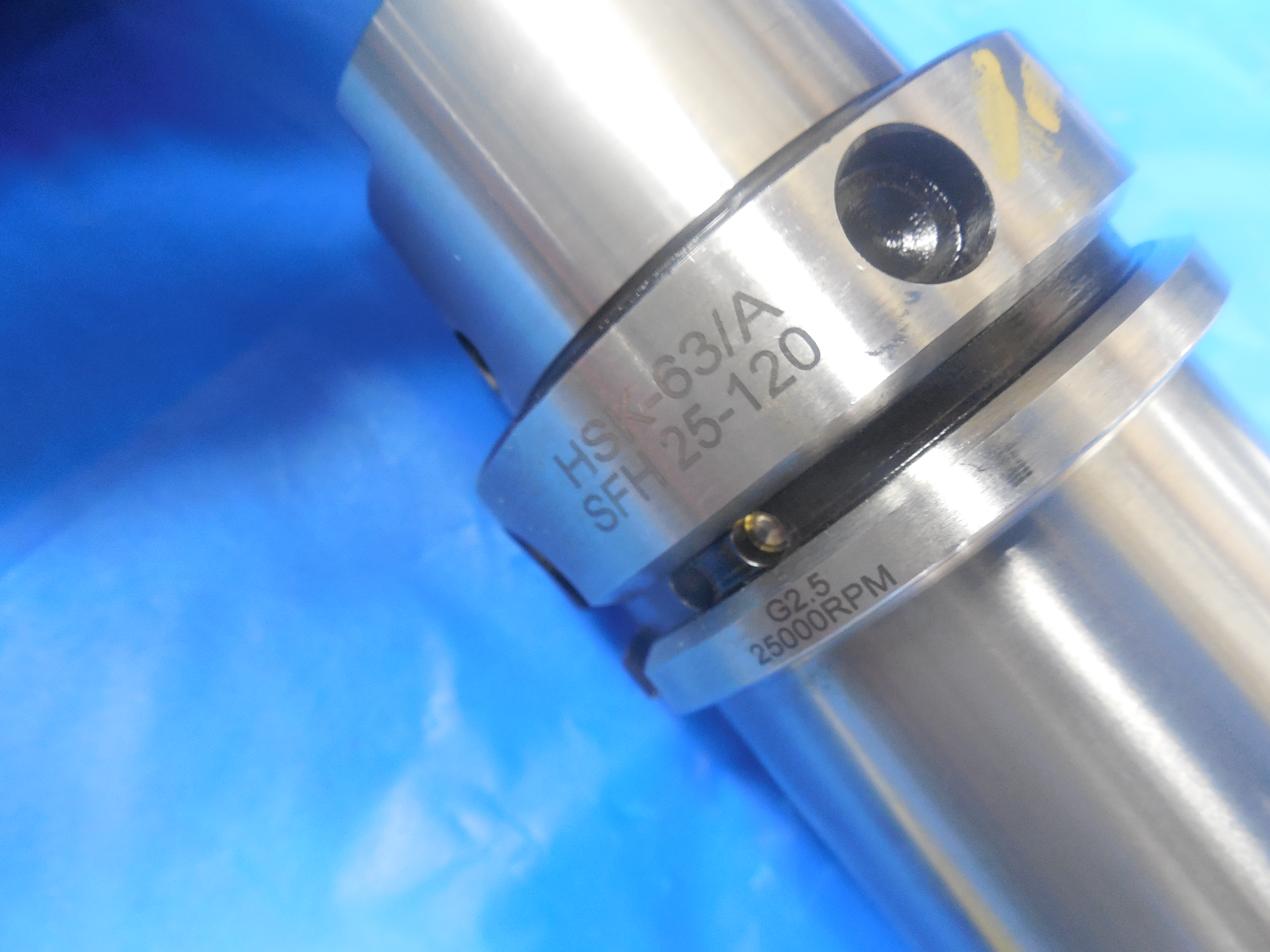 HSK63A 25 mm I.D. SHRINK FIT TOOL HOLDER HSK63/A SFH 25120 & CARBIDE