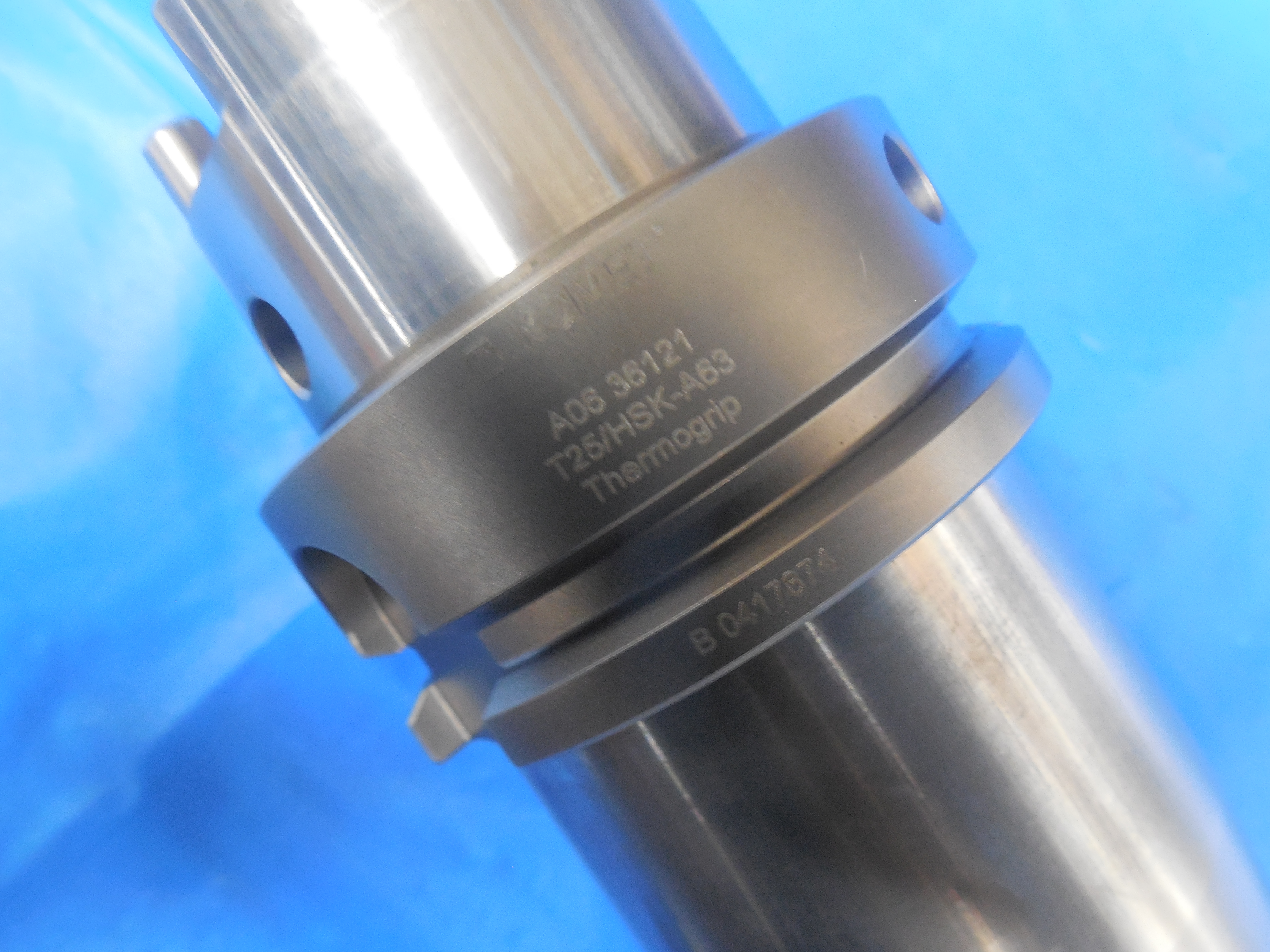 HSK63A 25 mm I.D. SHRINK FIT TOOL HOLDER T25/HSKA63 THERMOGRIP CARBIDE