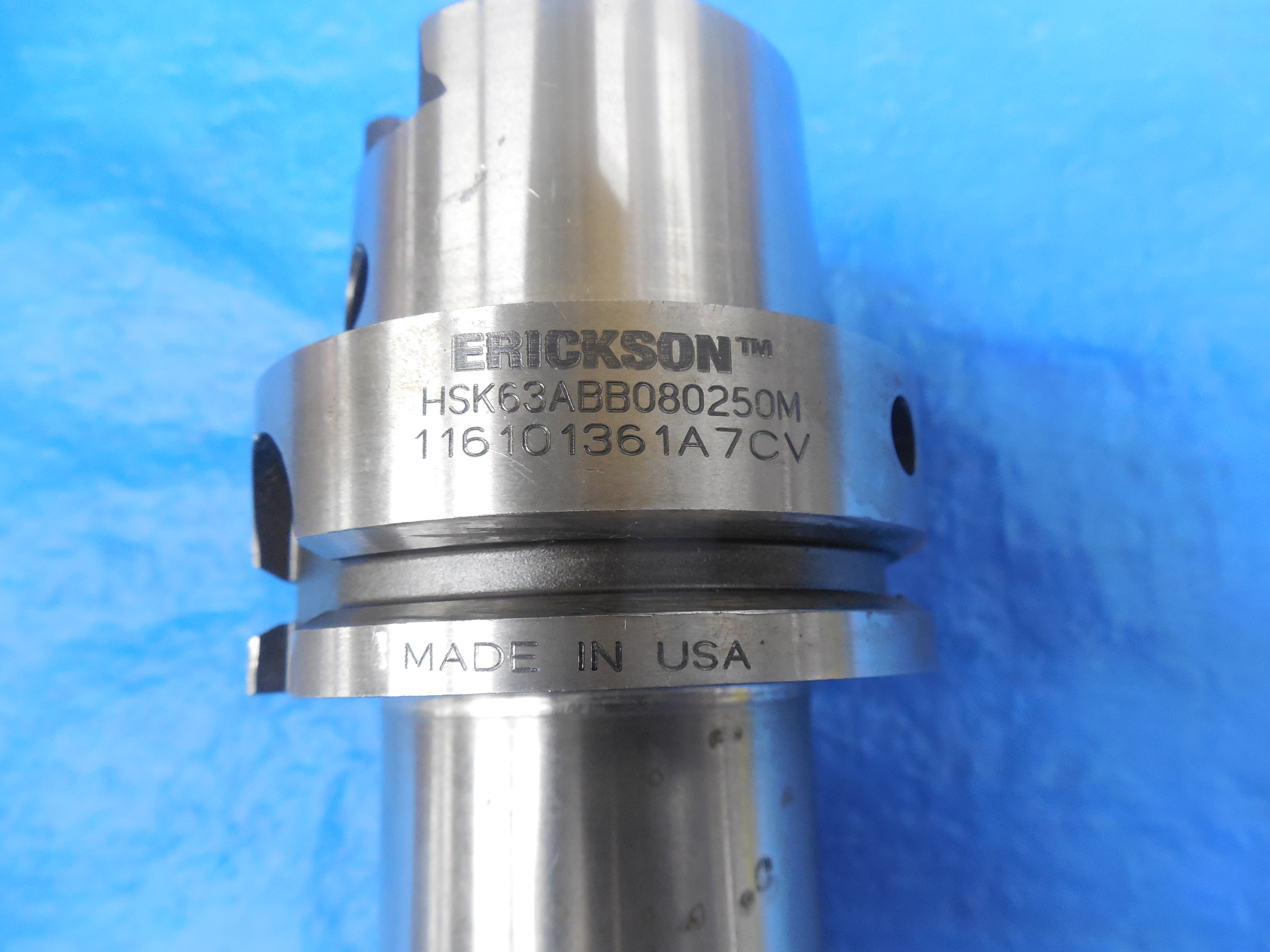 HSK63A 20 mm DIA SOLID END MILL TOOL HOLDER HSK63ABB080250M CARBIDE