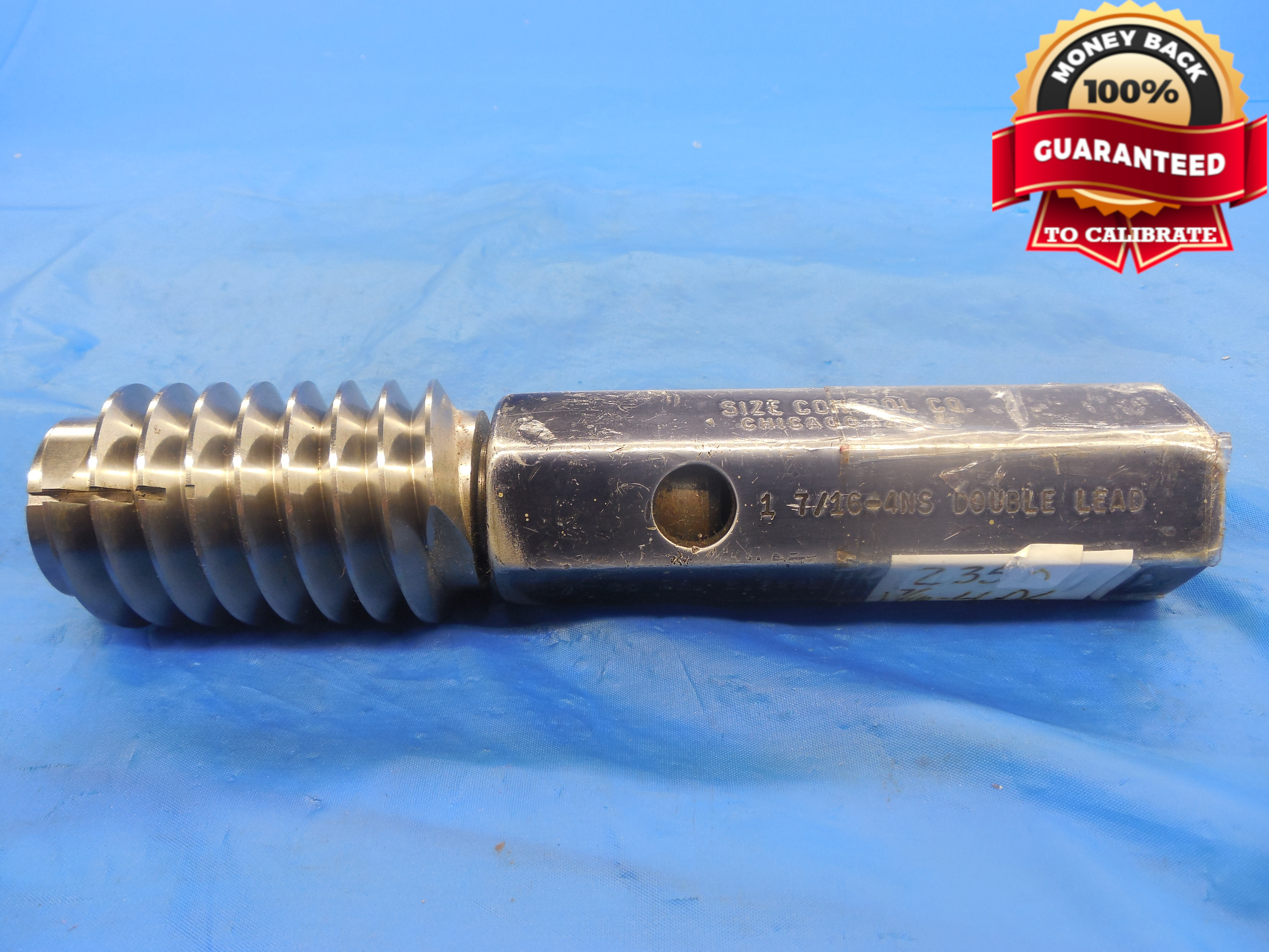 1 7/16 4 NS DOUBLE LEAD THREAD PLUG GAGE 1.4375 4.0 GO ONLY P.D. = 1.2751 2B 3B eBay